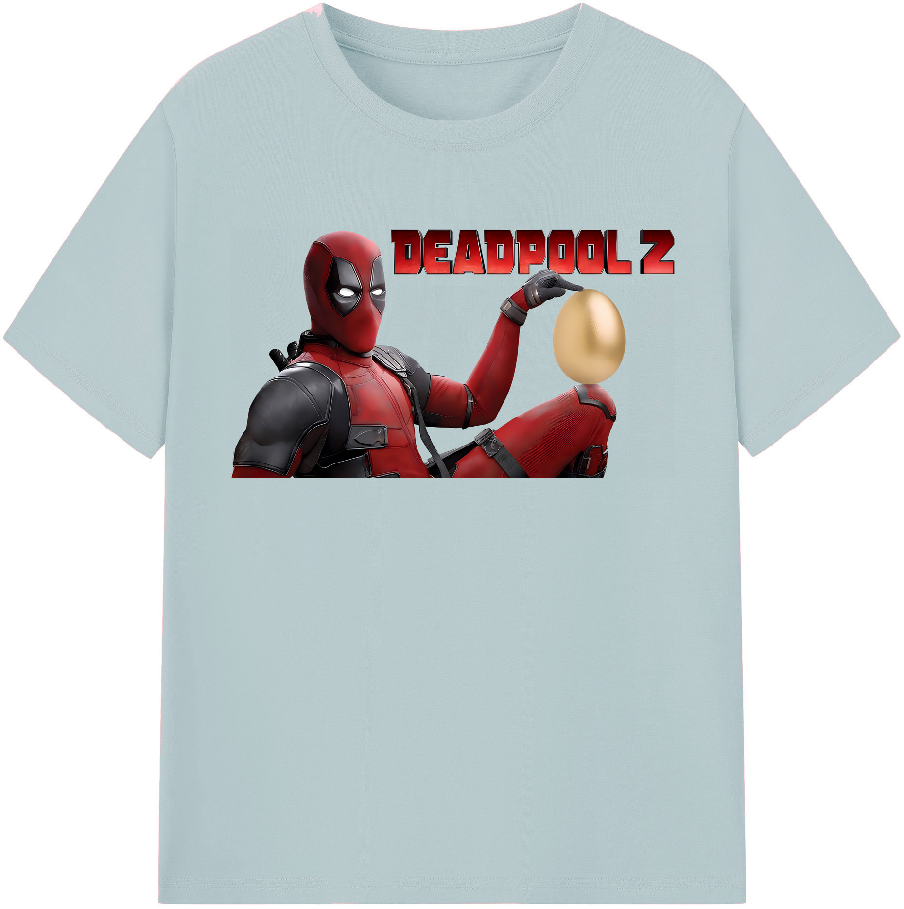 （画像用） Deadpool デッドプール 綿100％半袖Tシャツ（フロントプリント）